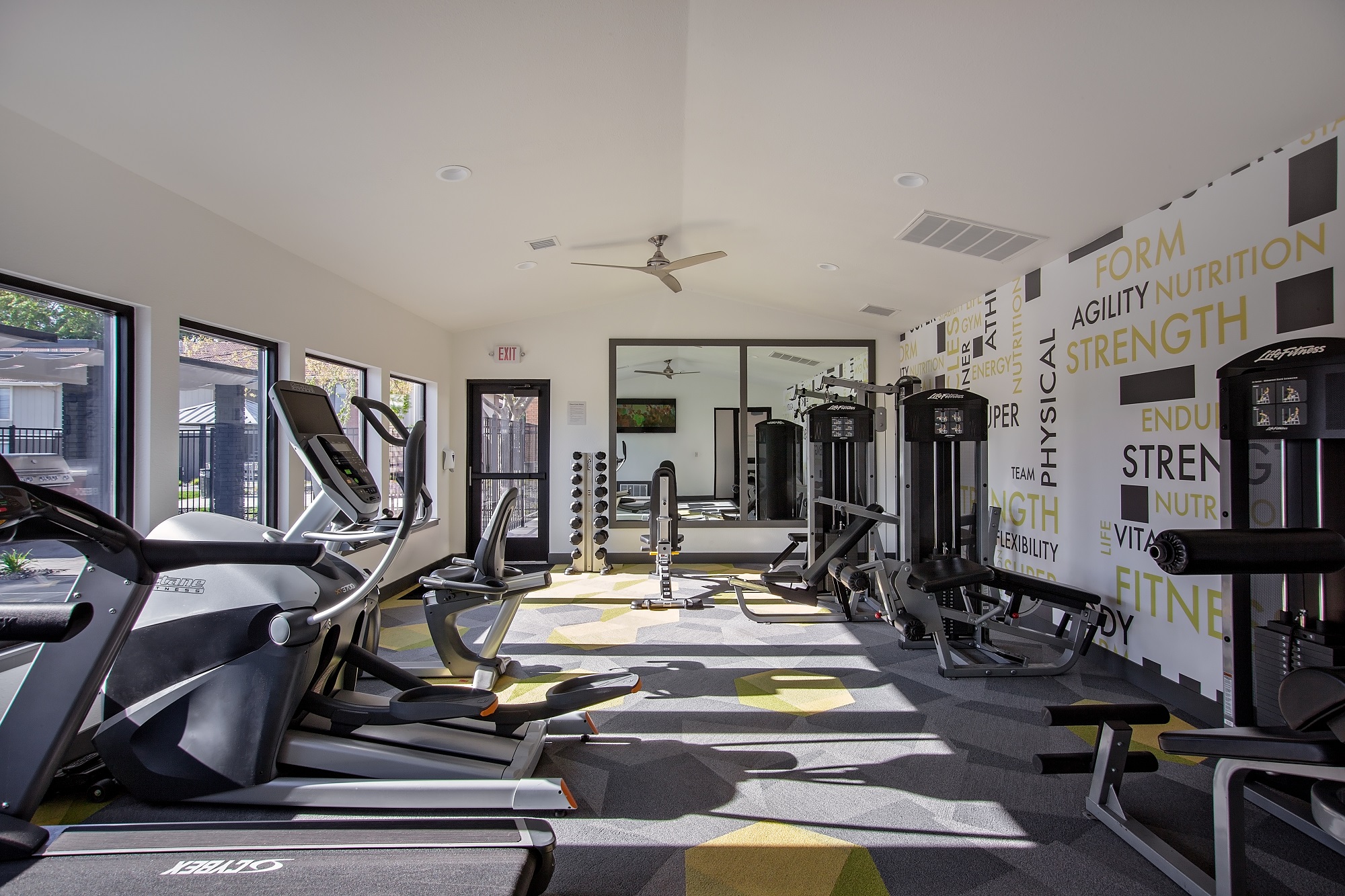 West Valley City, UT Enclave at Redwood apartments fitness center