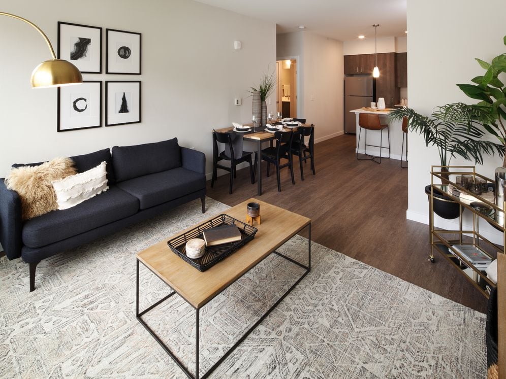 Living and dining area