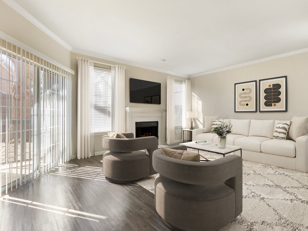 Classic Package I living room with hard surface flooring