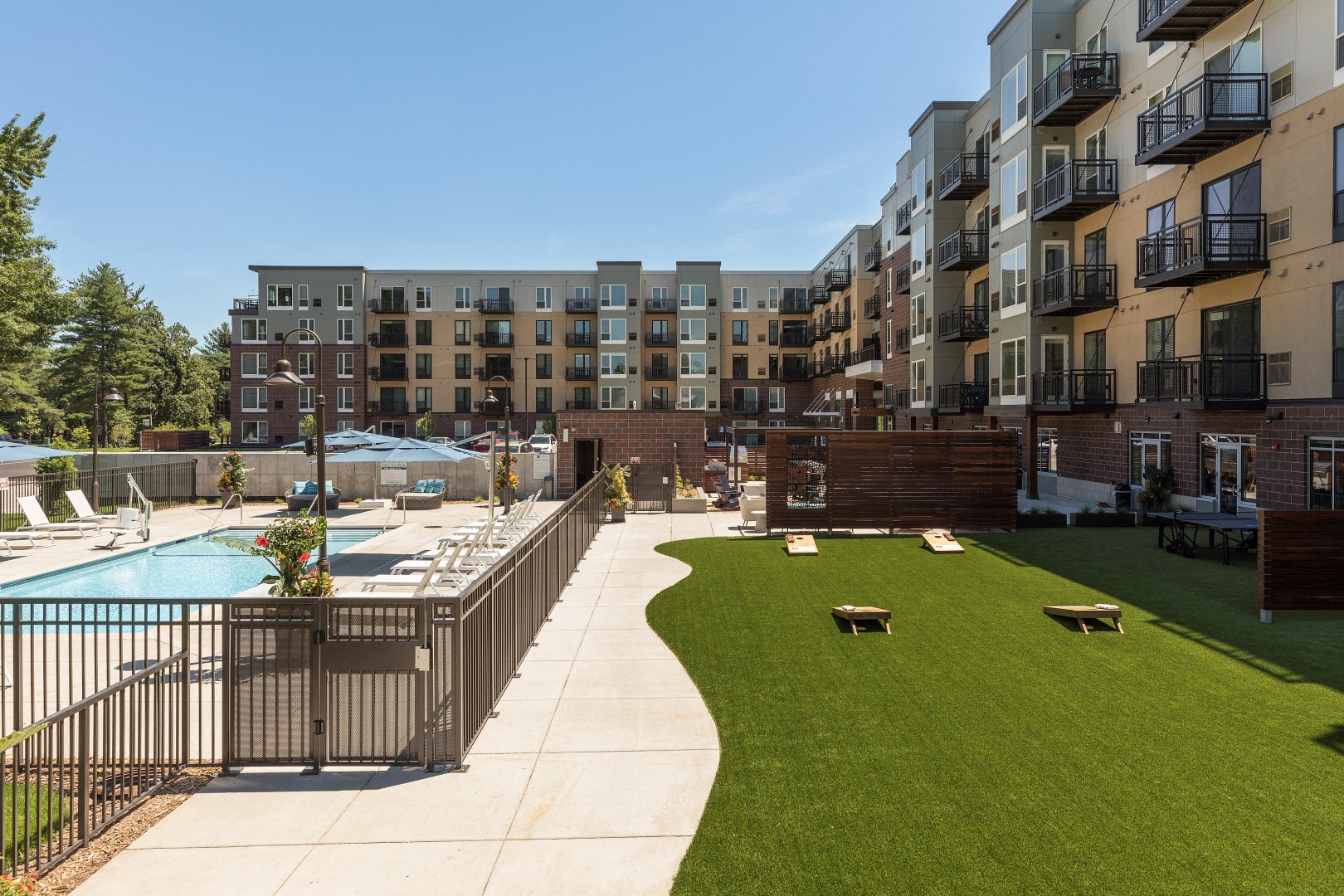 Sport turf outdoor activity area