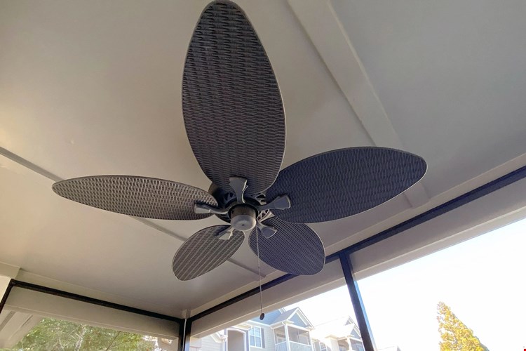Stay cool and relaxed with the breezy comfort that our outdoor patio fans provide on every screened-in patio.