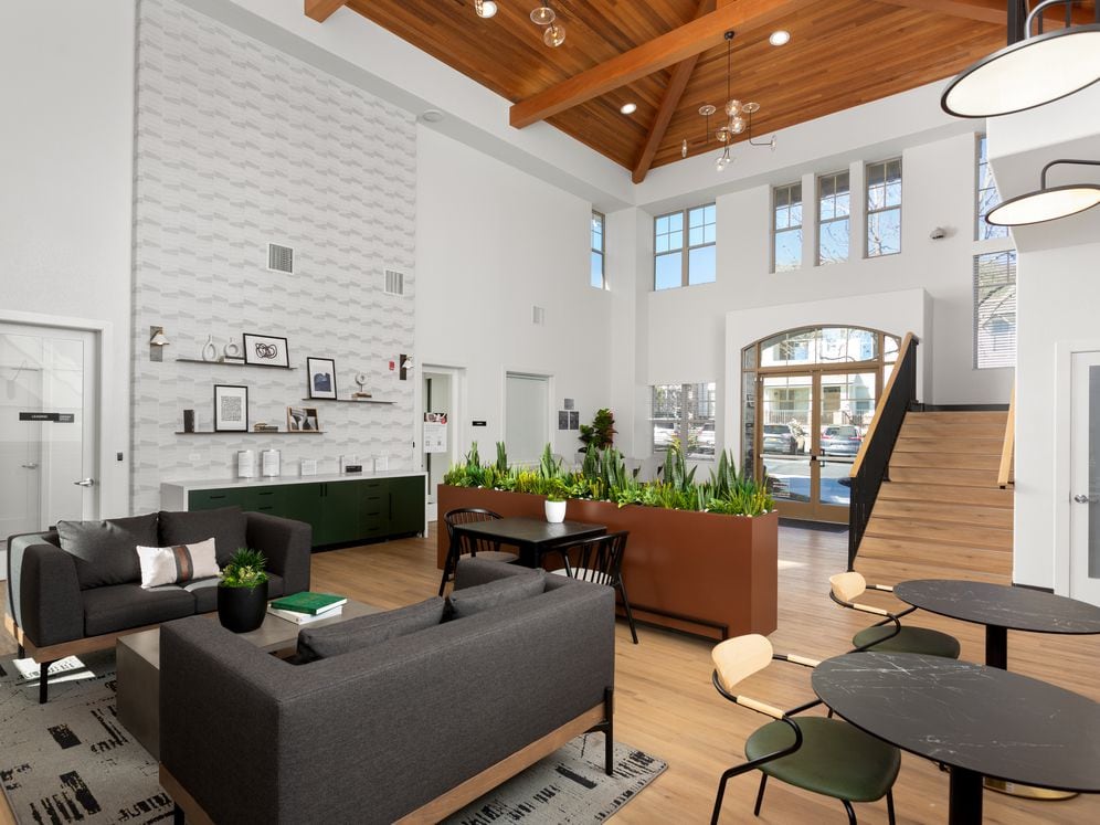 Lobby and Leasing Office with Lounge Seating