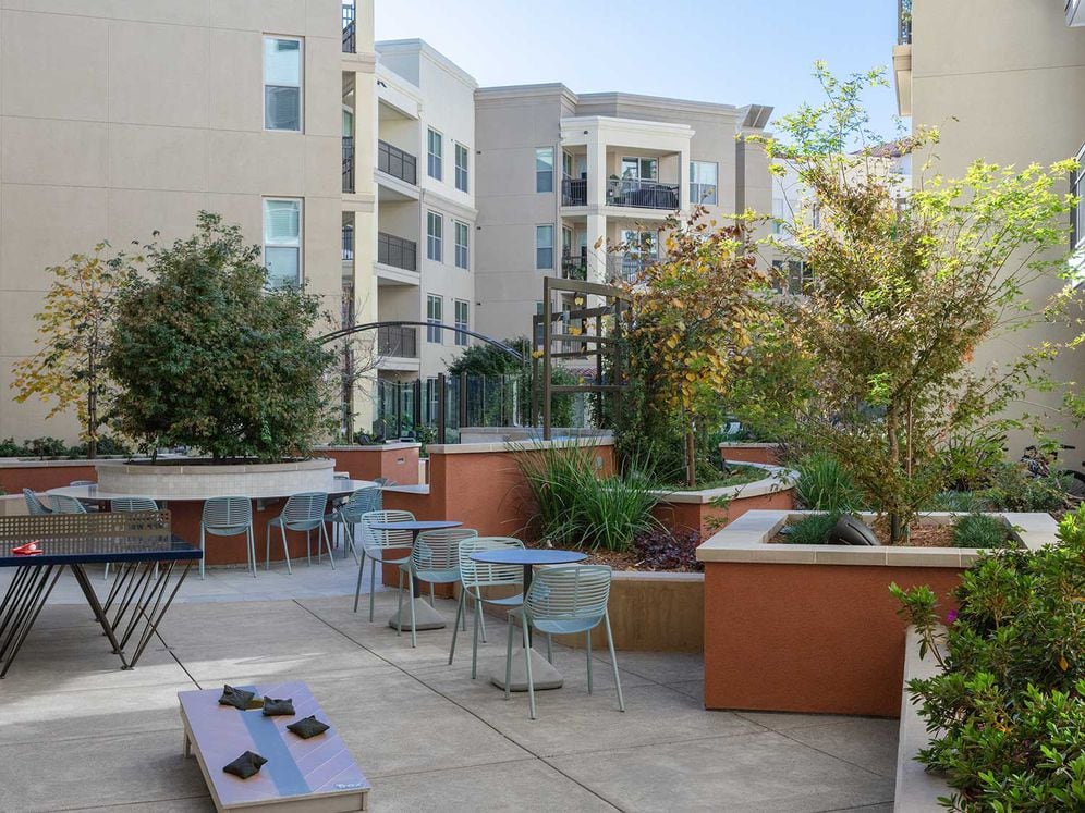 Phase II Courtyard with game area