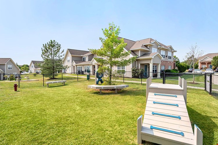 Be sure to bring your pup down to our off-leash dog park featuring agility equipment.