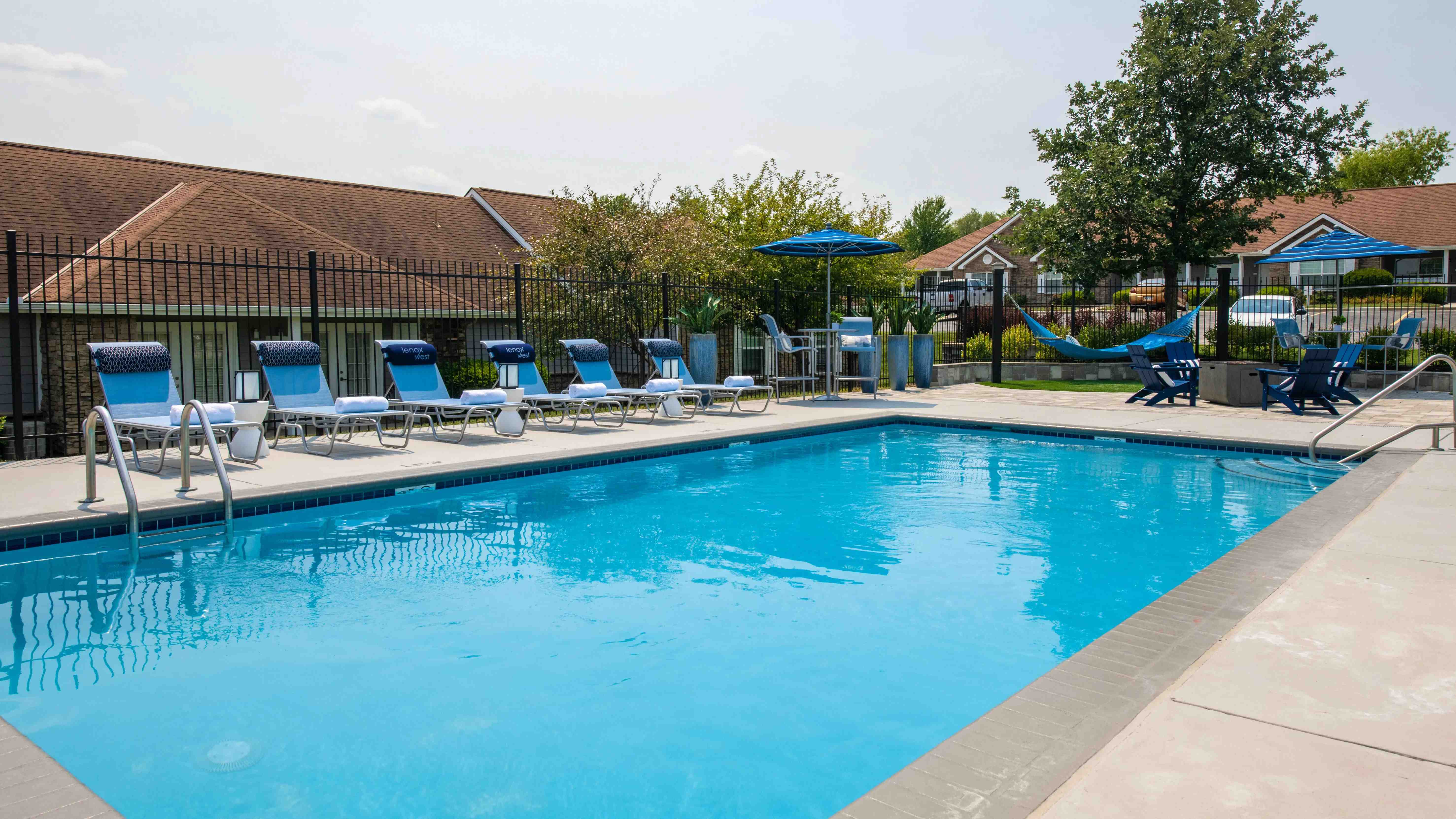 Dive into the luxurious experience of two resort-style pools, offering an extravagant aquatic escape for every resident at Lenox West. 