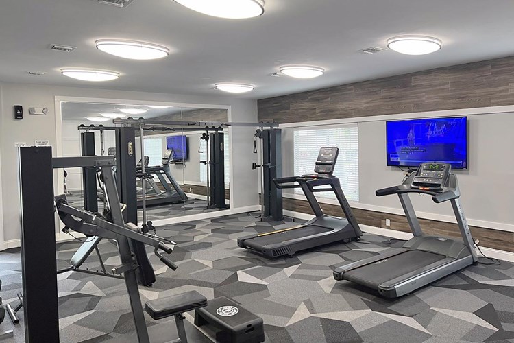 Get fit any time of day in our 24-hour fitness center.