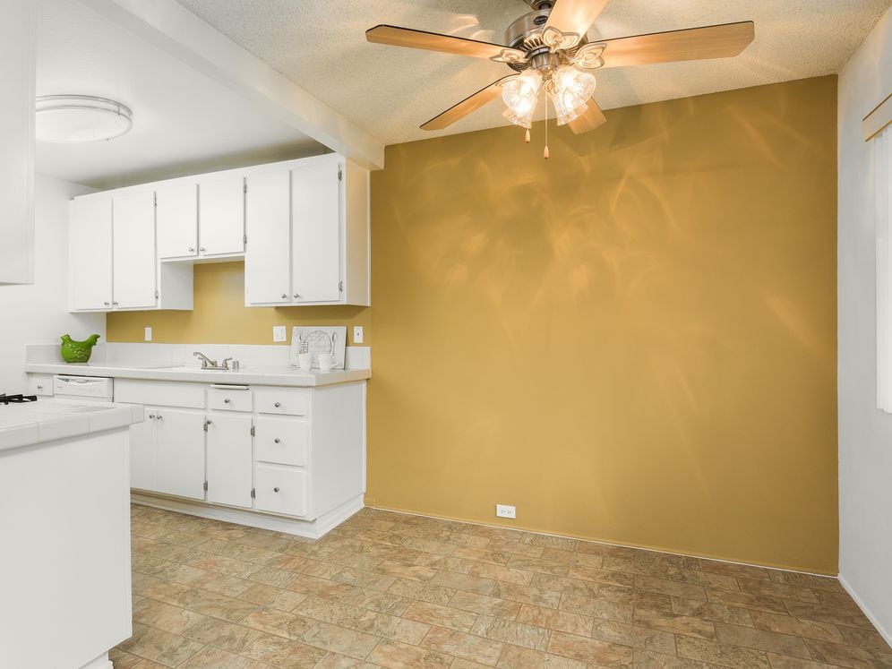 Kitchen and dining area