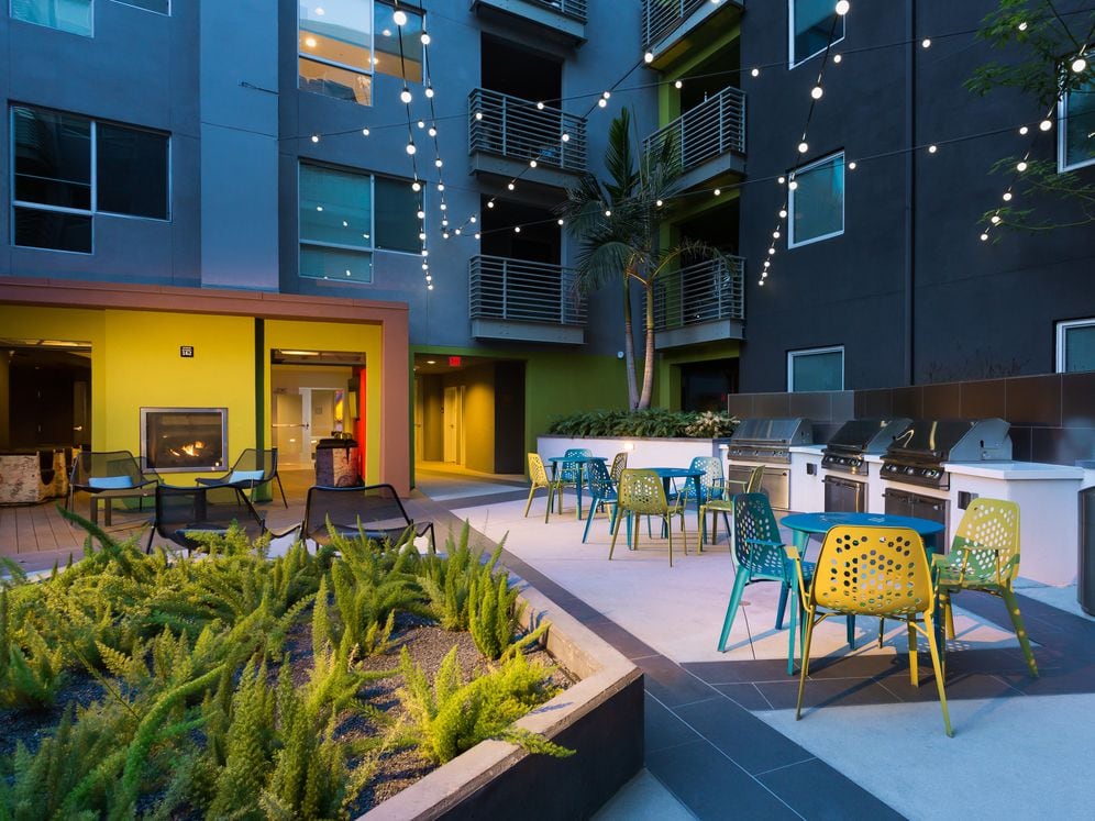 Outdoor courtyard