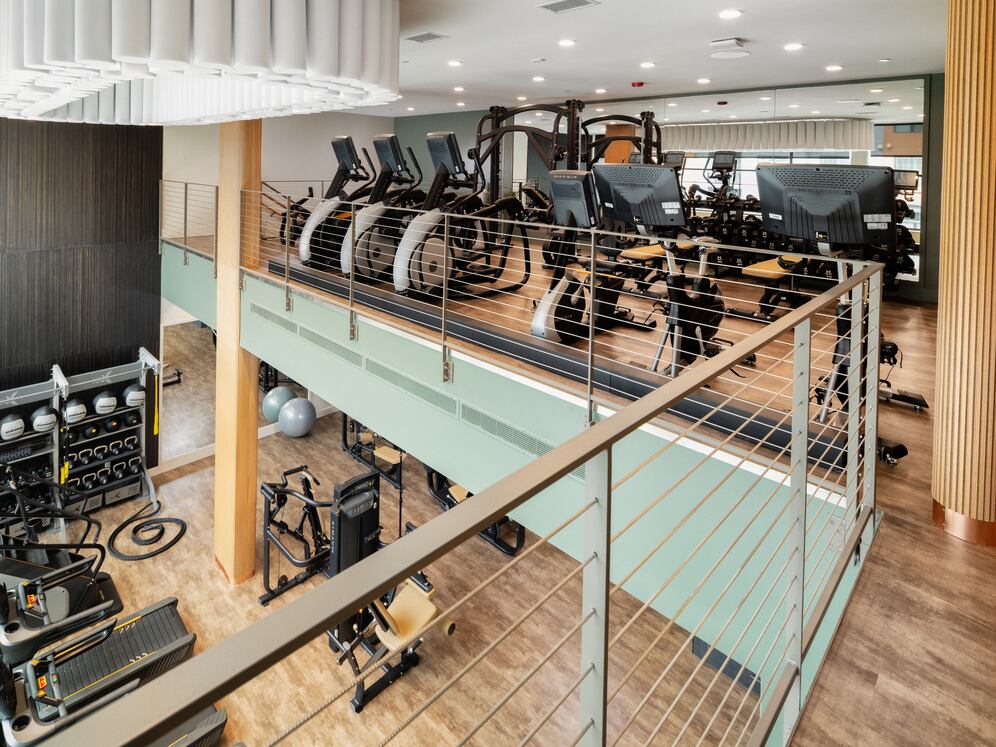 Two story state-of-the-art fitness center