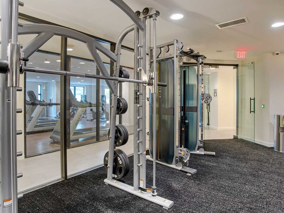 Newly renovated fitness center 