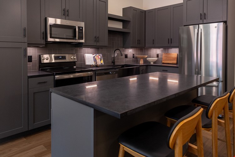 Kitchen finishes- Dark