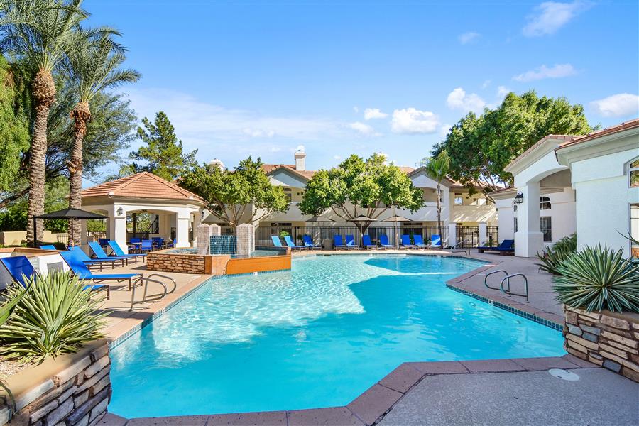 Swimming Pool with Pool Furniture