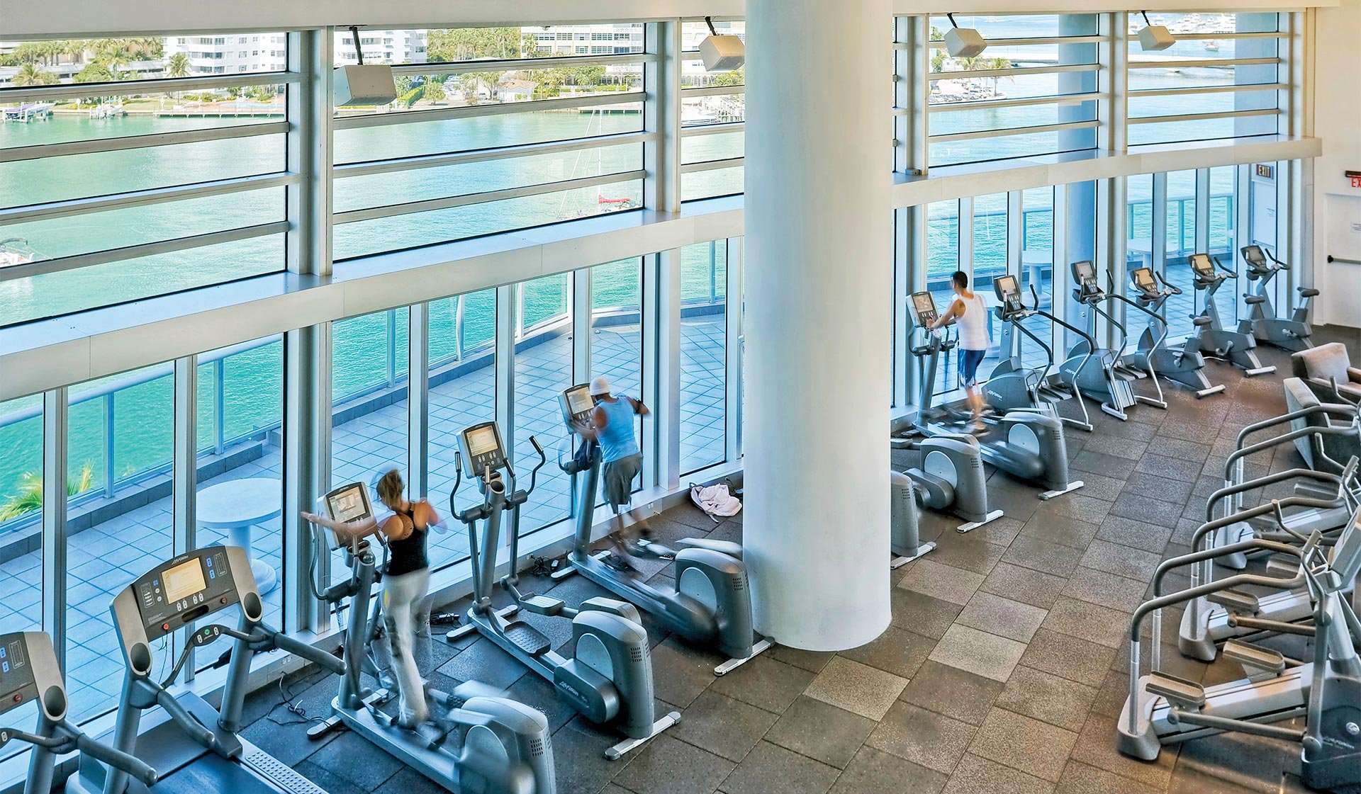 24-hour fitness center