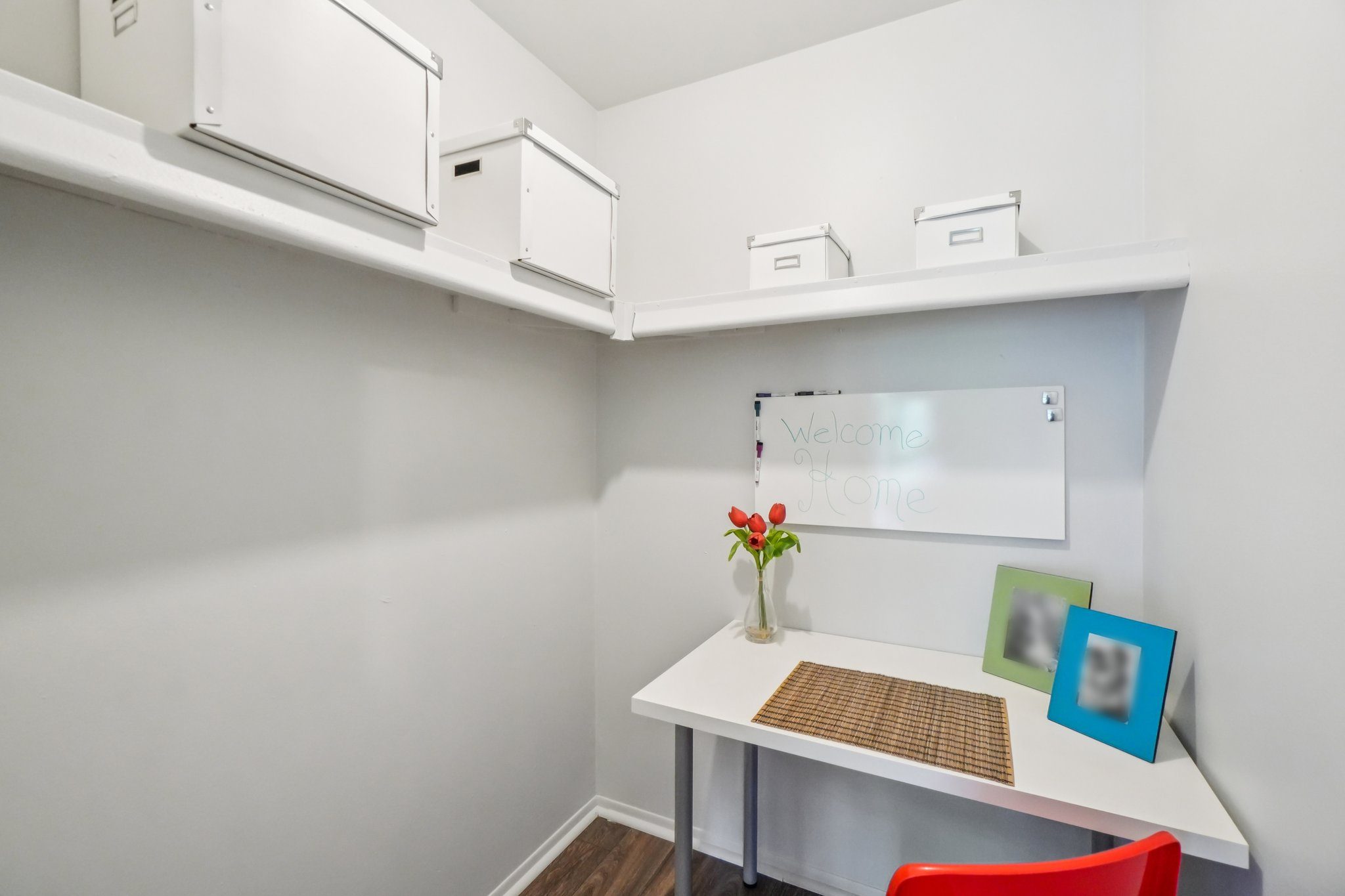 Spacious 5x5 storage closet at Drawbridge Apartments in Harrison Township, MI.