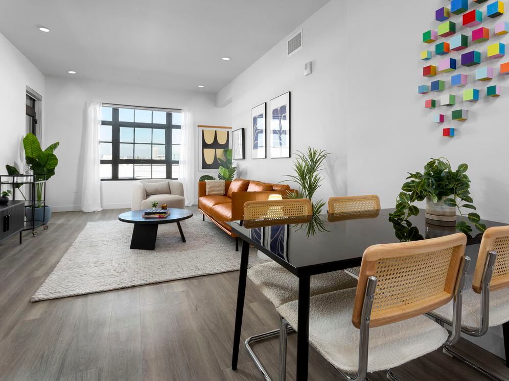 Finish Package I Living and dining areas with hard-surface flooring