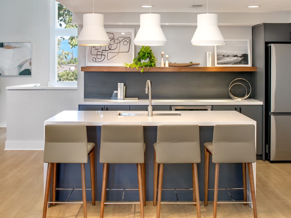 Resident lounge with kitchenette