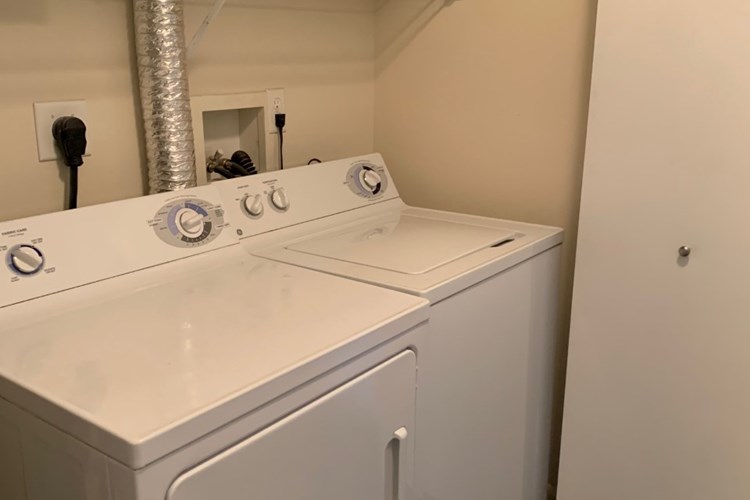 Washer and Dryer Included in Every Home