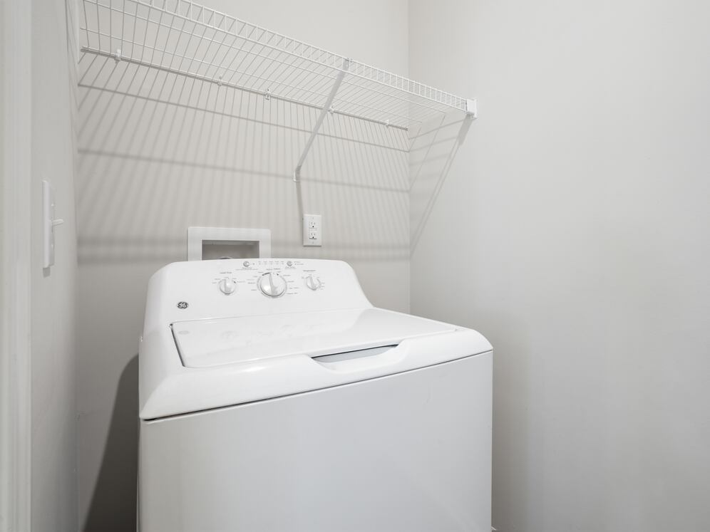 Full-size washer and dryer