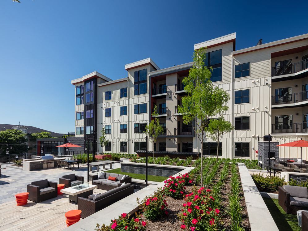 Russell Building Brand New Courtyard