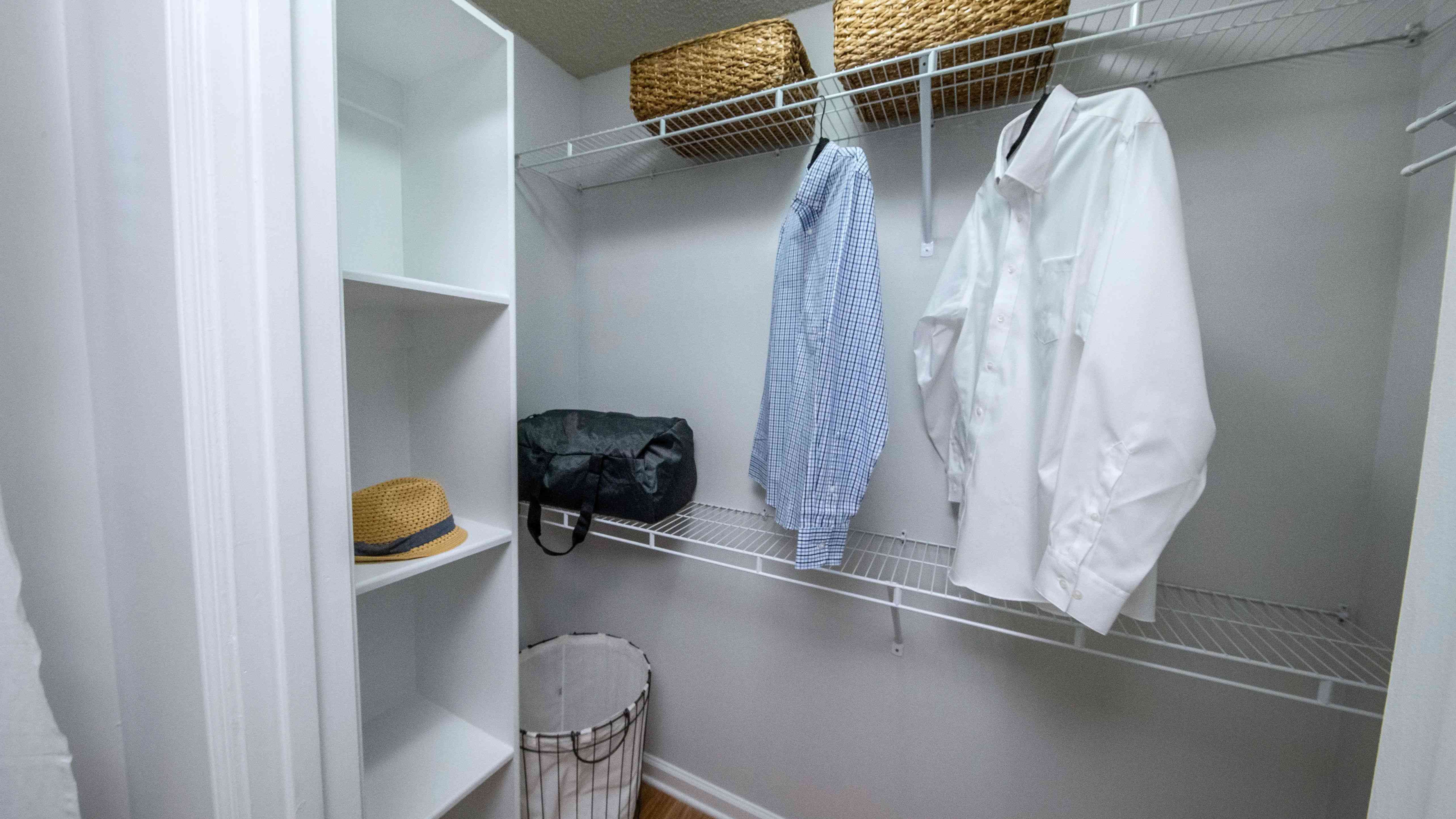 All master bedrooms are equipped with deluxe walk-in closets for maximum storage of all your wardrobe essentials.