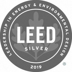 Sustainable living – LEED®  Silver Certified Property
