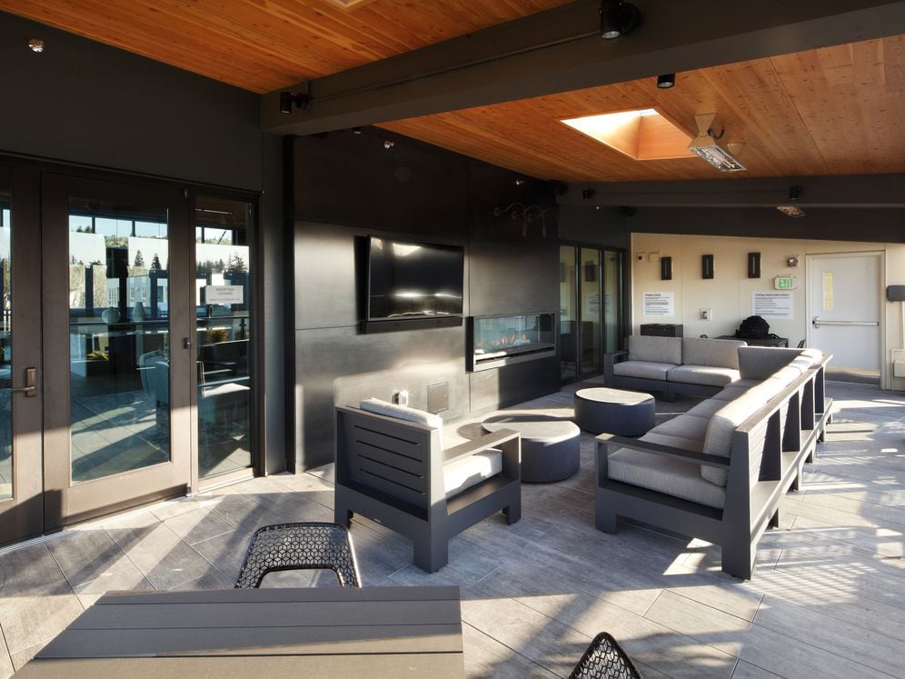 Phase II Rooftop deck with lounge seating