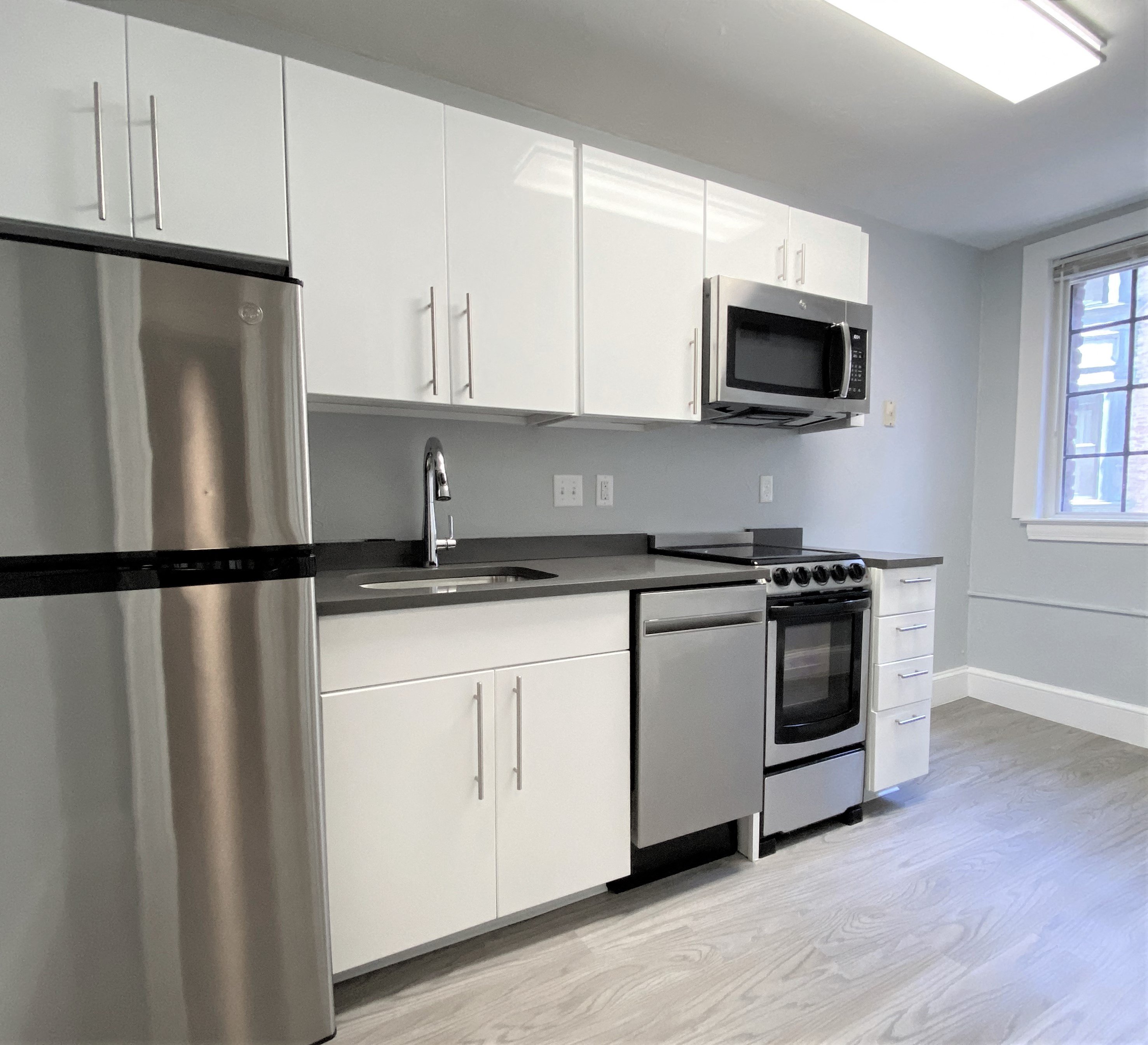 Galley Kitchens Featured in Select Studio and One Bedrooms
