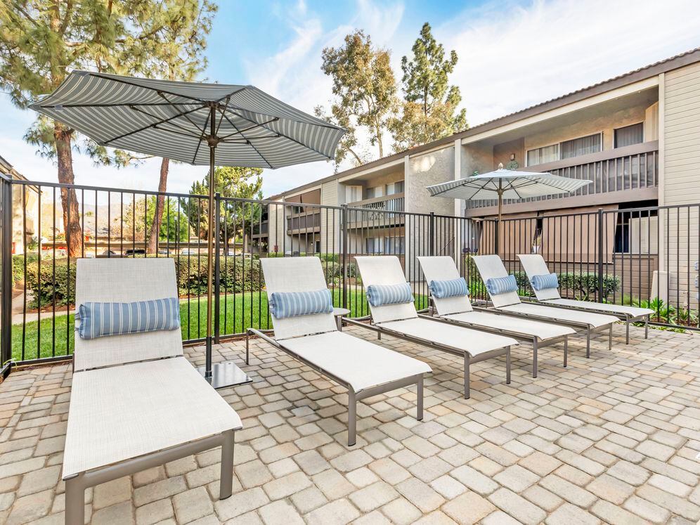 Sundeck with lounge chairs
