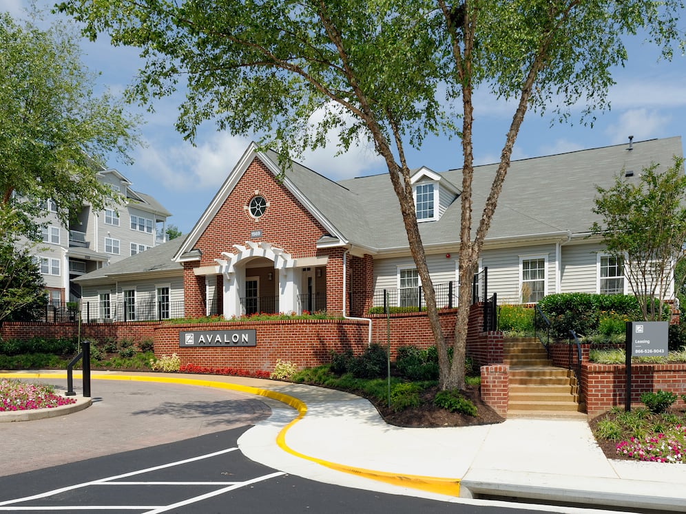 Leasing office entrance