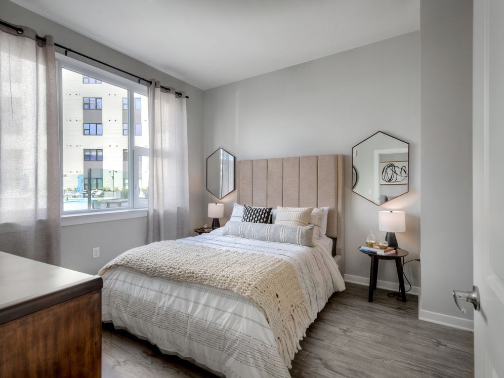 Bedrooms with hard surface flooring