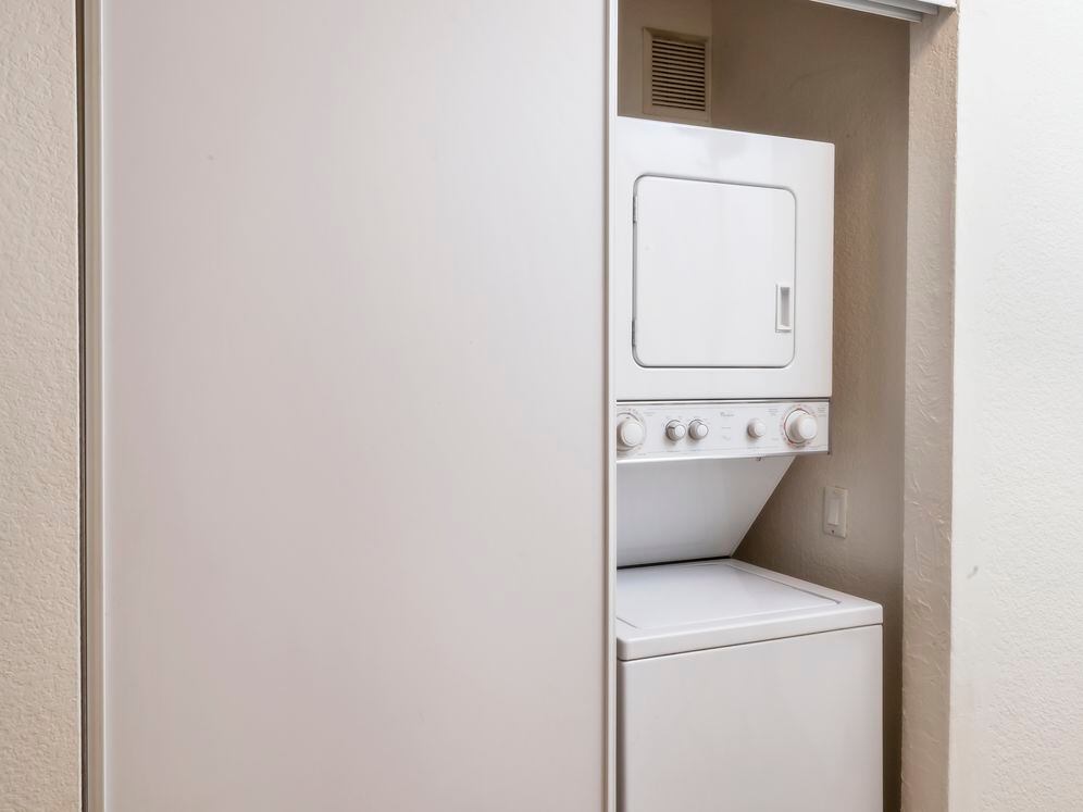 In-unit washer and dryer