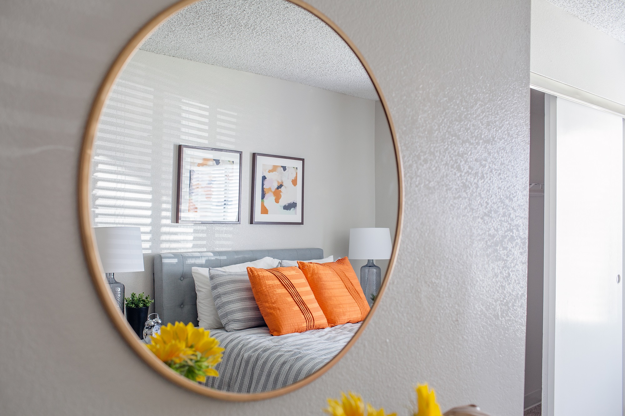 West Valley City, UT Enclave at Redwood apartments bedroom