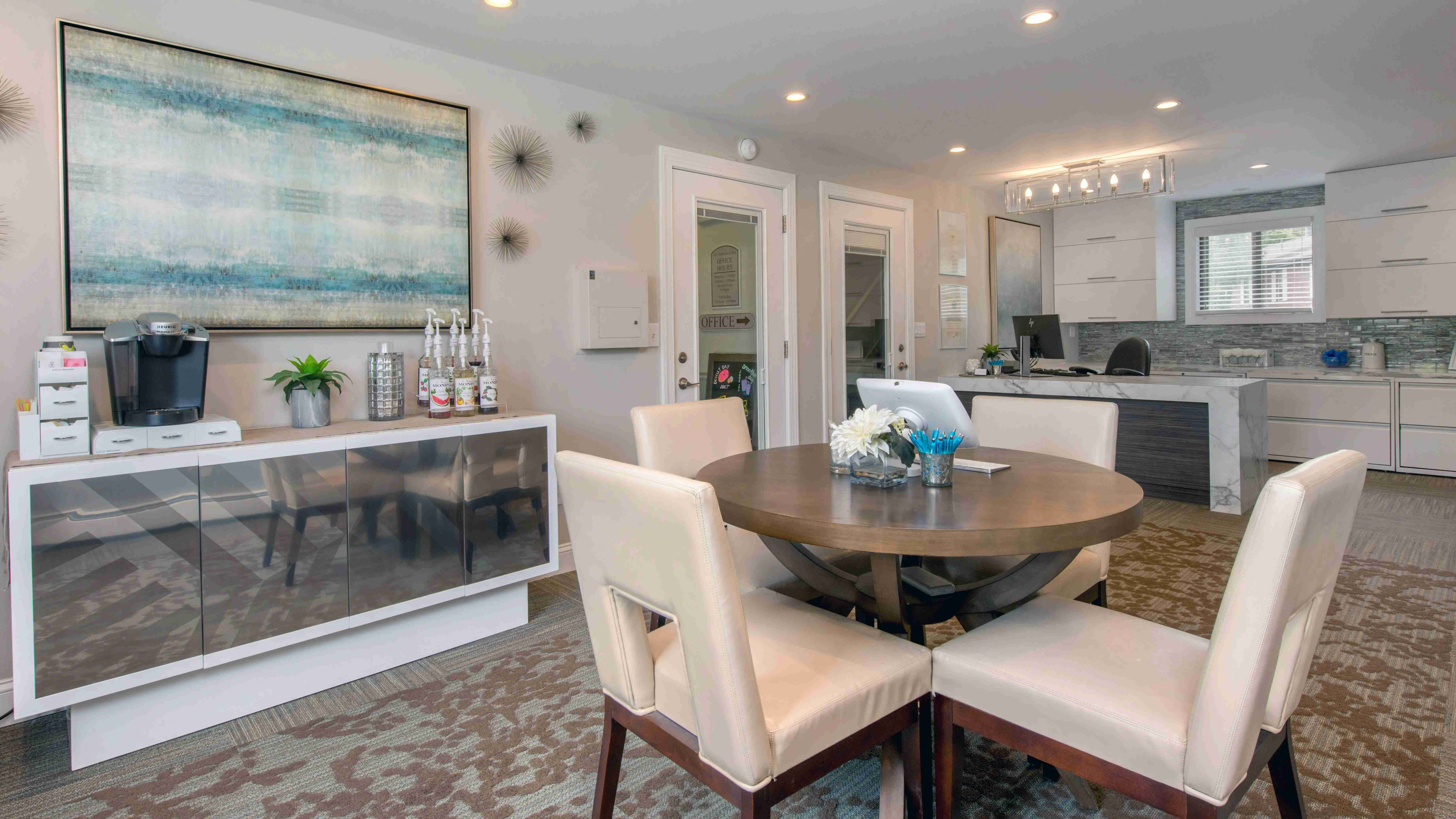 Enjoy complimentary coffee and delightful conversations with our friendly team. 