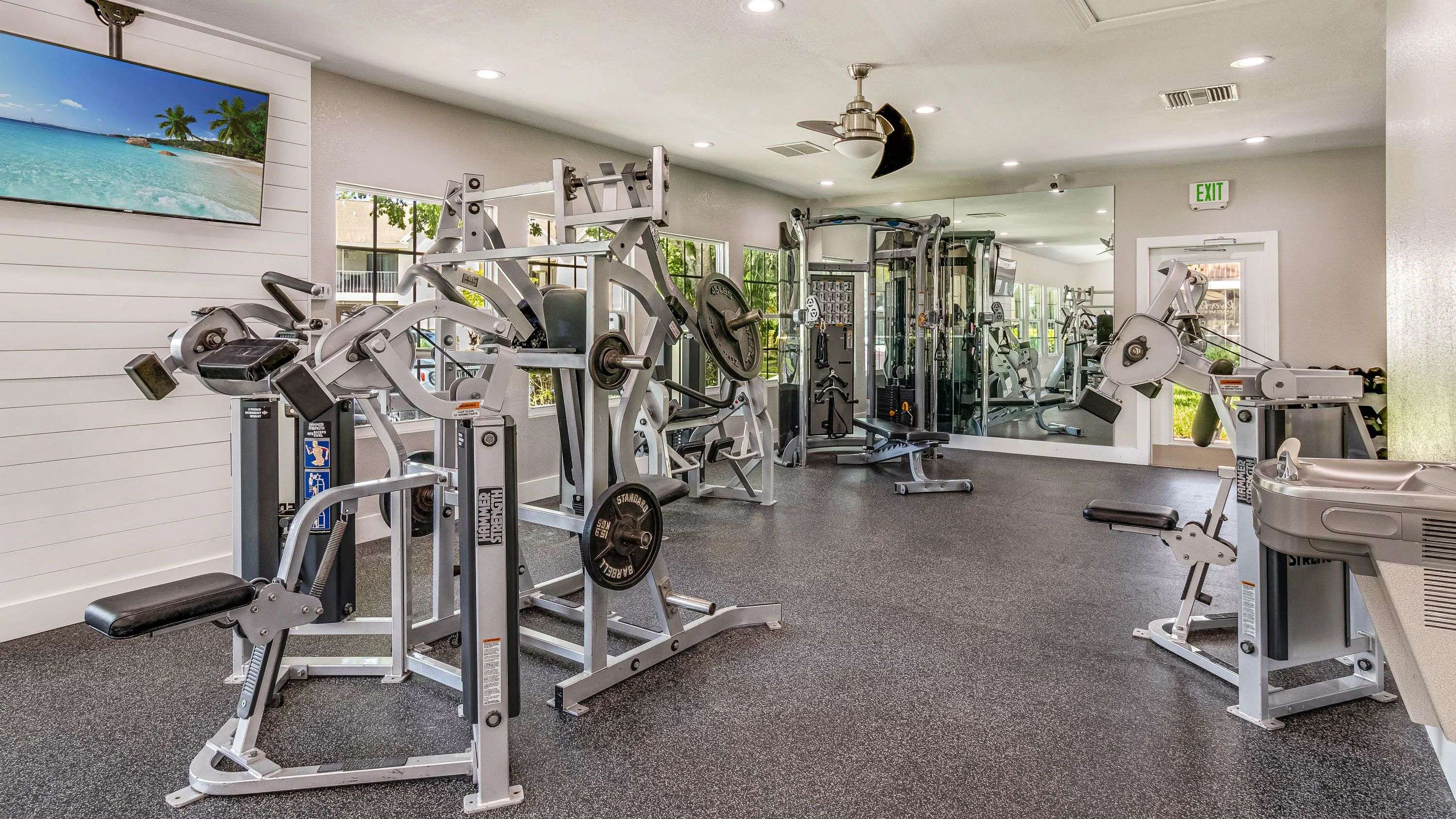 Sculpt and tone your physique using our weight training equipment, enhancing your strength training regimen in our resident gym.