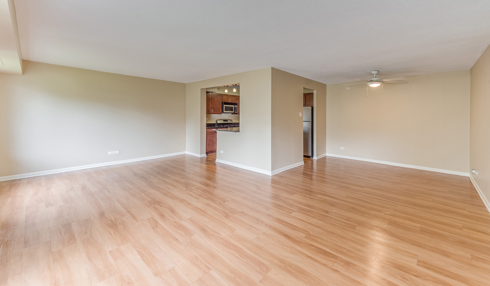 Separate dining area adjacent to kitchen for easy entertaining