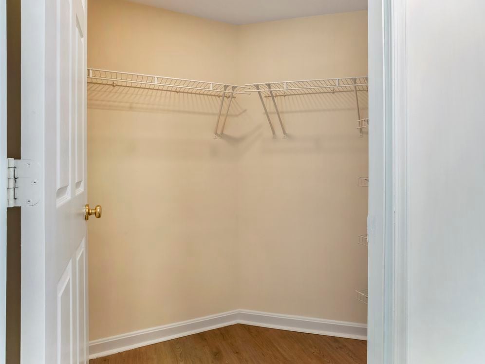 Spacious, walk-in closet