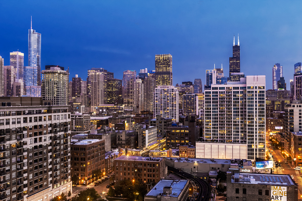 Amazing city skyline views