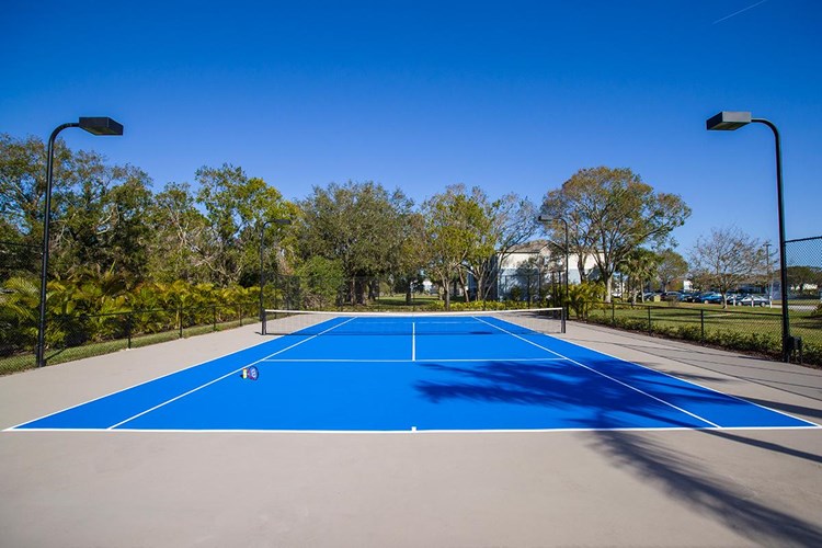 Get in a game of tennis at our on-site tennis court.