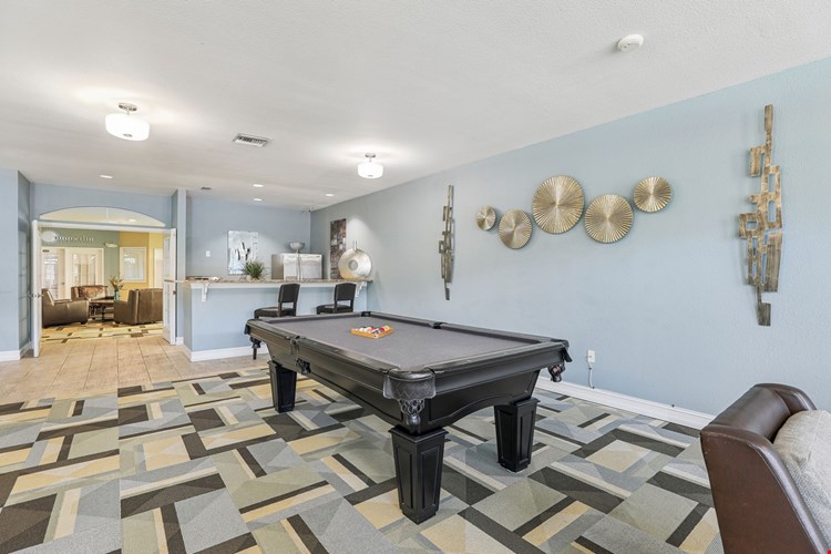 Club Room with Pool Table