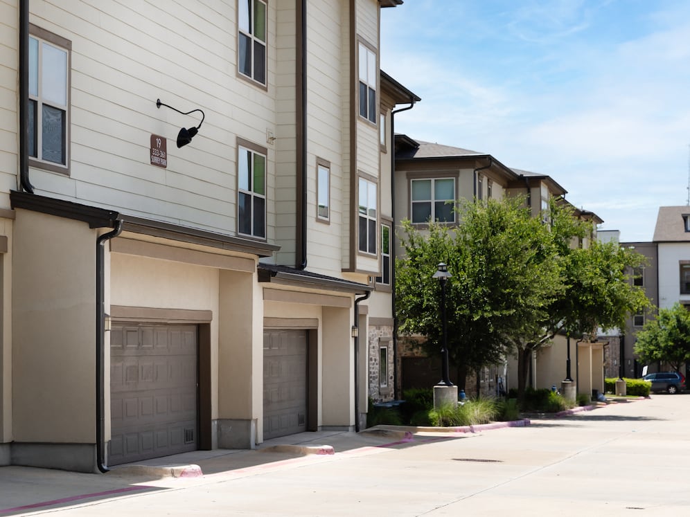 Townhomes with attached garage