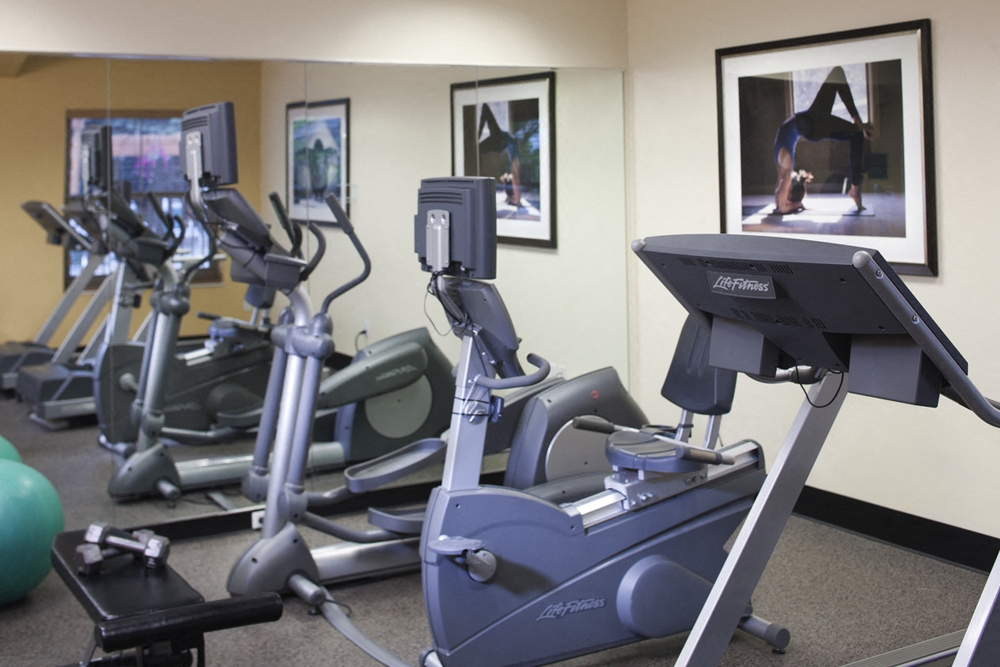 Experience Fitness in Style at Mill City Apartments with our on-site fitness center.