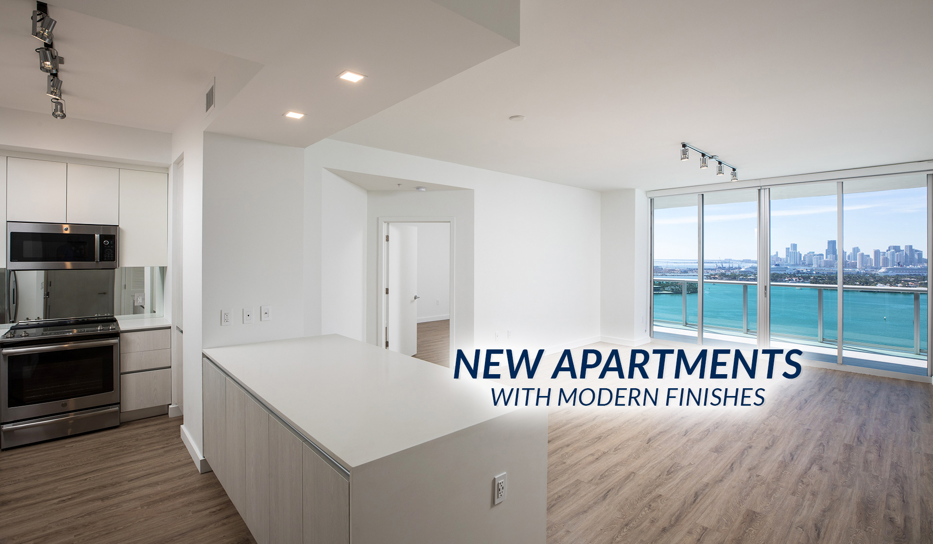 New apartments with modern finishes
