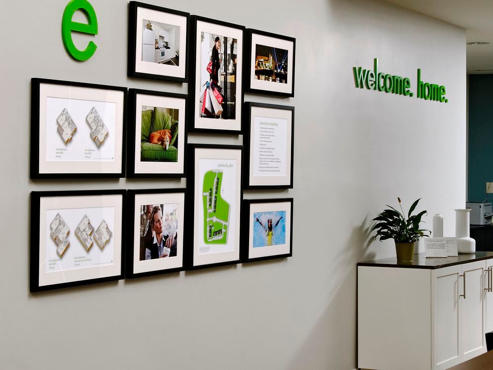 Leasing center entrance