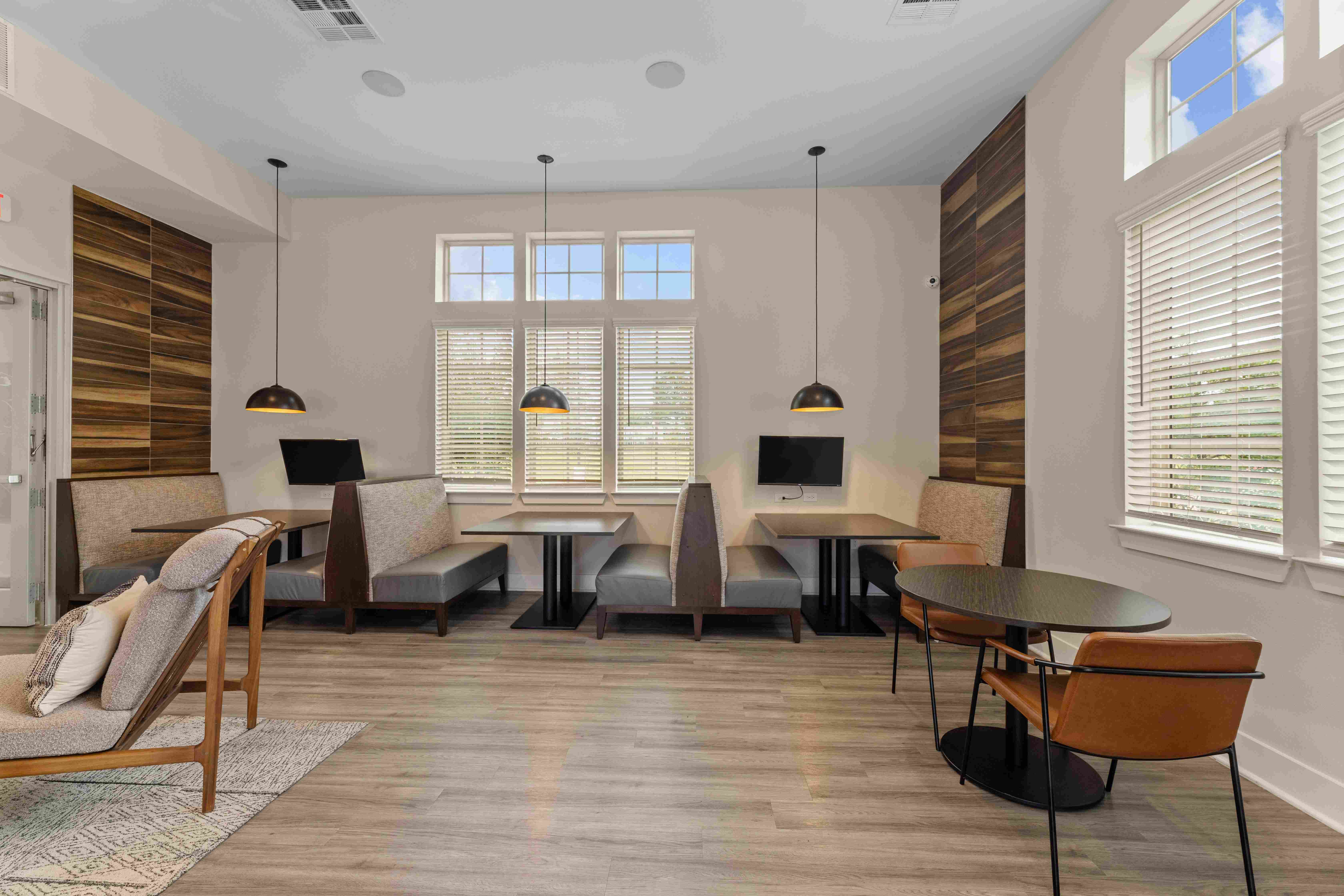 Modern community social lounge