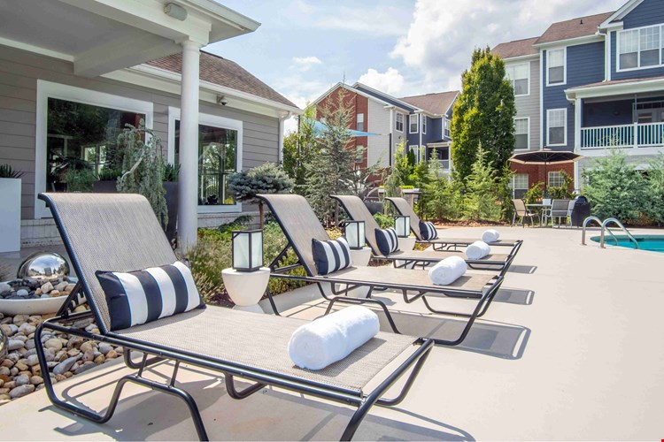 Lounge in paradise and soak up the sun on our stylish pool deck.