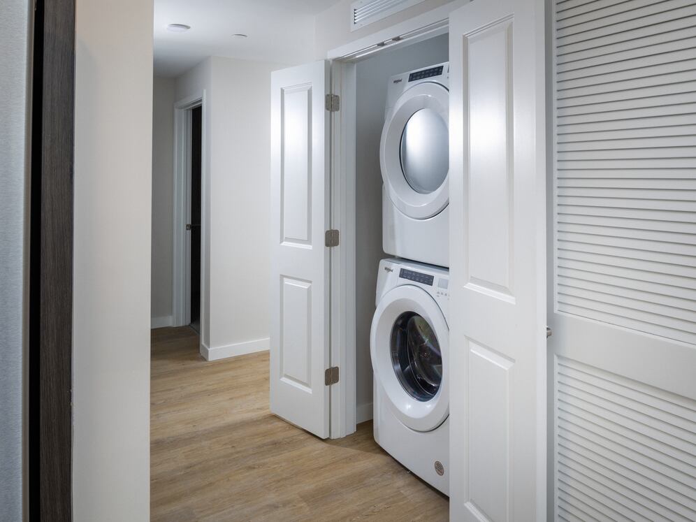 Upgrade Collection II Three-bedroom apartment with stacked washer/dryer