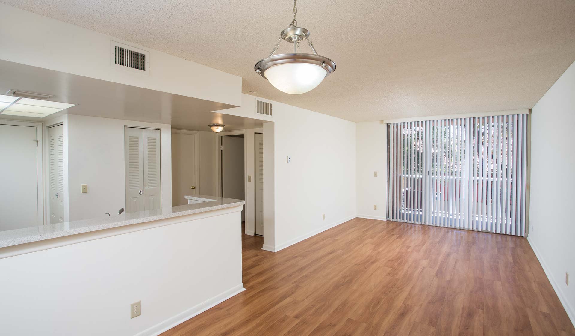 Every apartment comes with a private balcony or patio