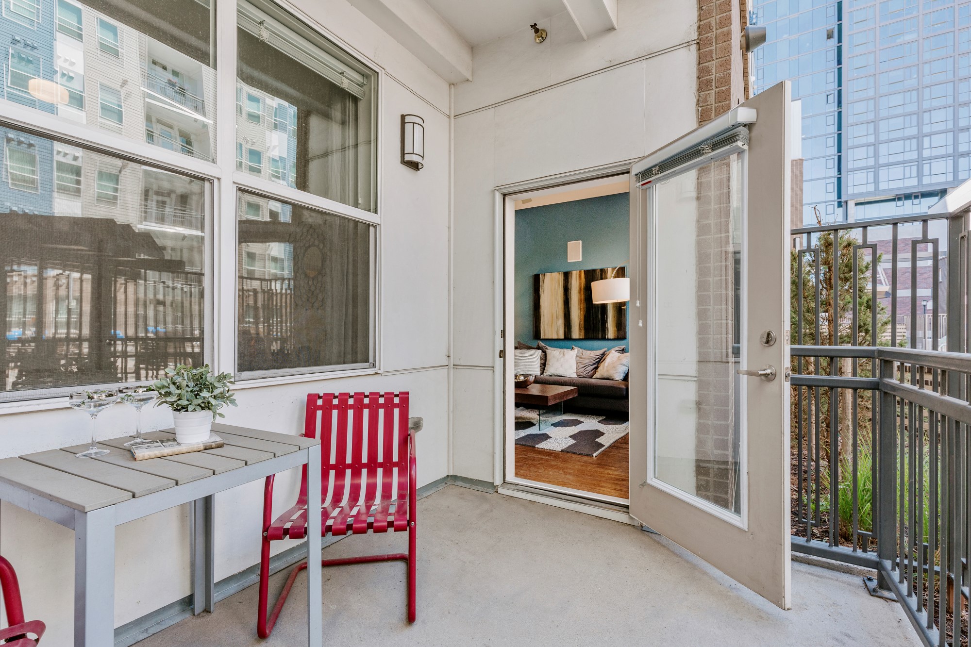 City House Apartments Outside Balcony