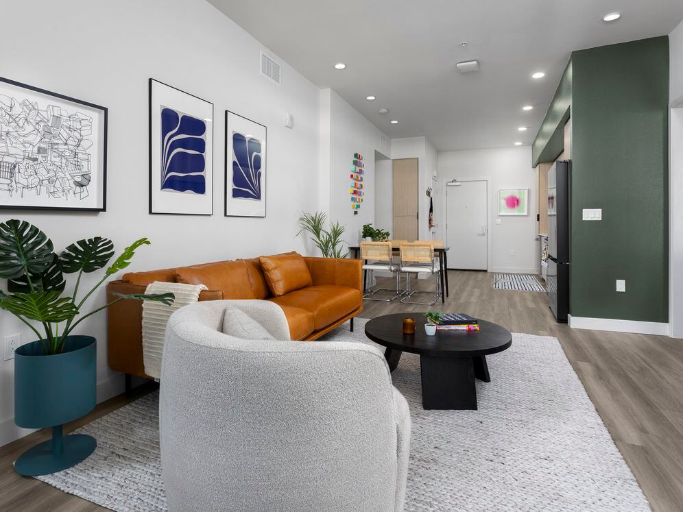 Finish Package I Living and dining areas with hard-surface flooring