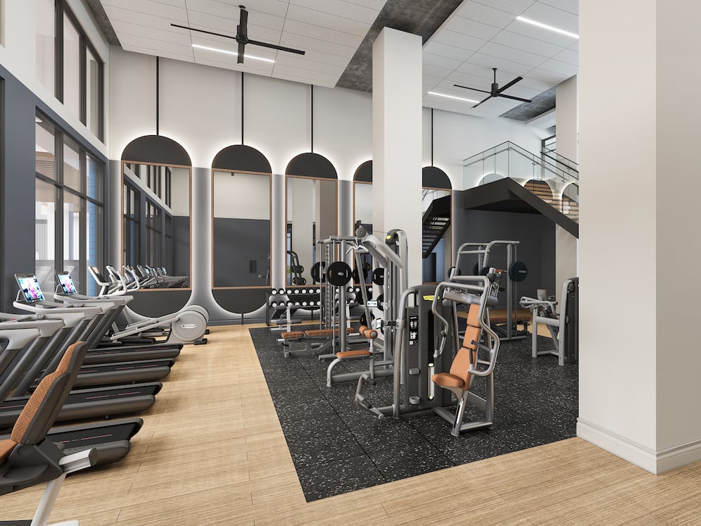 Building 500 State-of-the-art fitness center (Rendering)